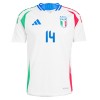 Maillot de Supporter Italie Chiesa 14 Extérieur Euro 2024 Pour Homme